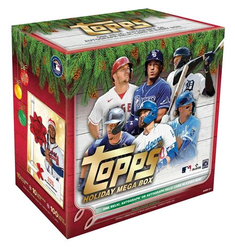 Topps holiday baseball mega box